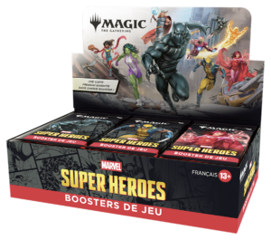 Boîte de boosters de jeu : Marvel Super Heroes